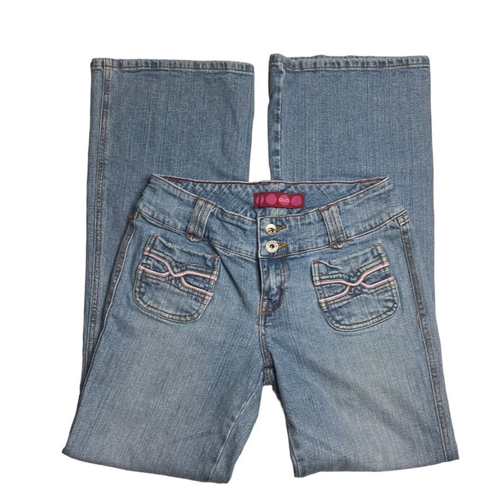 Y2K Vintage Low Rise Flare Glo Jeans Size 9